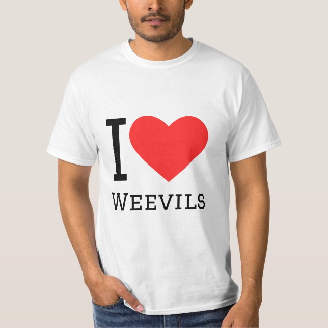 I Liebe weevievirus T-Shirt (Vorderseite)