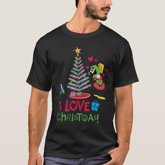 I Liebe Weihnachten - MARVIN THE MARTIAN™ T-Shirt (Vorderseite)