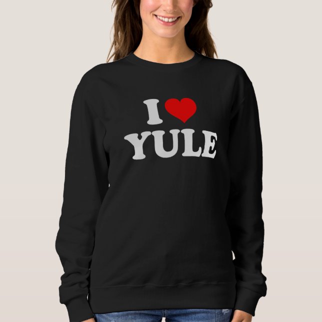 I Liebe Weihnachten Premium Sweatshirt (Vorderseite)