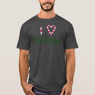I Liebe Weihnachts Candy Cane Heart960 T-Shirt