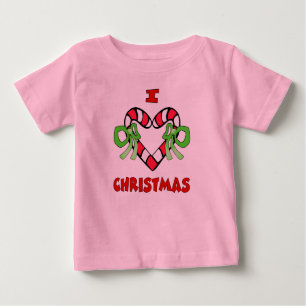 I Liebe Weihnachts-Shirt Baby T-shirt