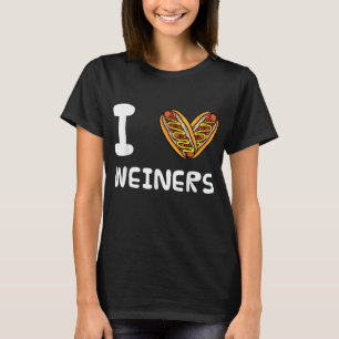 I Liebe Weiners Hotdogs Frankfurter Dackel Frank S T-Shirt
