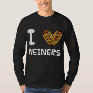 I Liebe Weiners Hotdogs Frankfurter Dackel Frank S T-Shirt