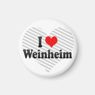 I Liebe Weinheim, Deutschland Magnet