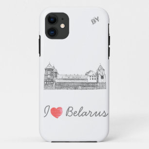 I Liebe Weißrussland-Mir-Schlossarchitektur М и р Case-Mate iPhone Hülle