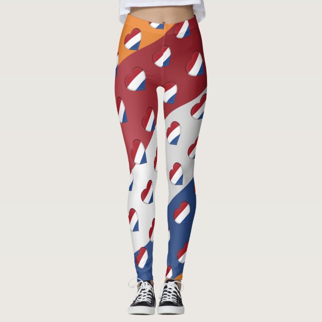 I Liebe, welche die niederländische Leggings (Vorderseite)