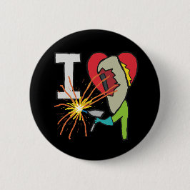 I Liebe Welding Button