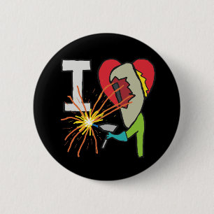 I Liebe Welding Button