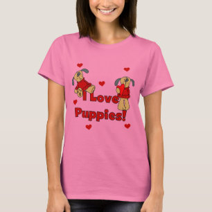 I Liebe-Welpen-T-Shirts und Geschenke T-Shirt