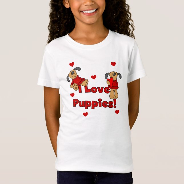 I Liebe-Welpen-T-Shirts und Geschenke T-Shirt (Vorderseite)