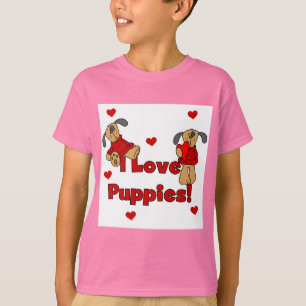 I Liebe-Welpen-T-Shirts und Geschenke T-Shirt
