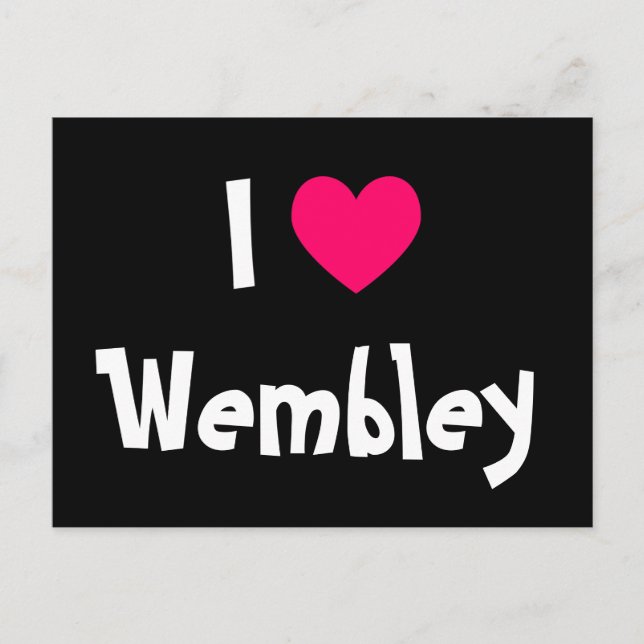 I Liebe Wembley Postkarte (Vorderseite)