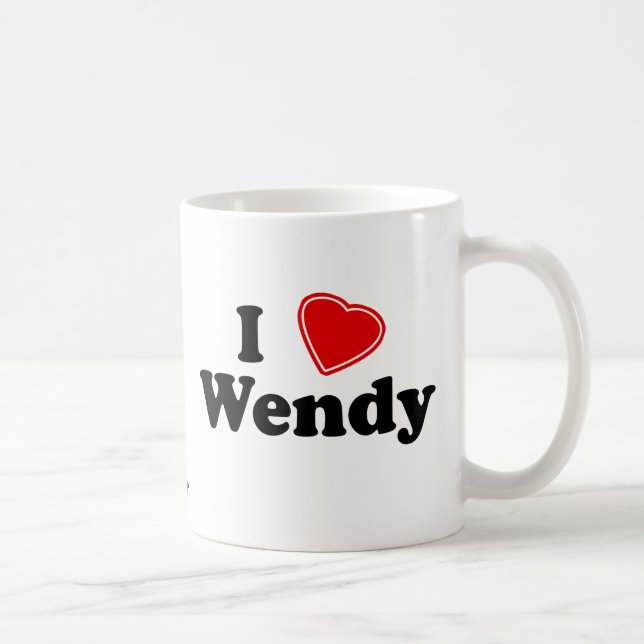 I Liebe Wendy Tasse (Rechts)
