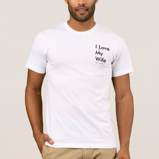 I Liebe, wenn meine Ehefrau mich zu fischen gehen T-Shirt