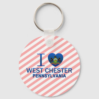 I Liebe West Chester, PA Schlüsselanhänger