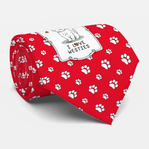 I Liebe Westies - West Highland White Terriers Nie Krawatte
