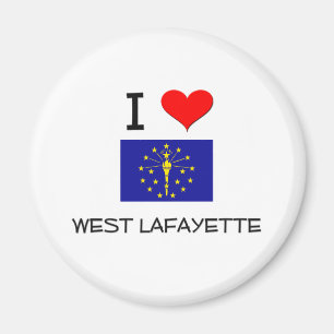 I Liebe WESTlafayette Indiana Magnet