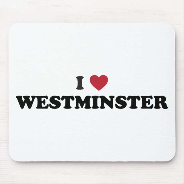 I Liebe Westminster Colorado Mousepad (Vorne)