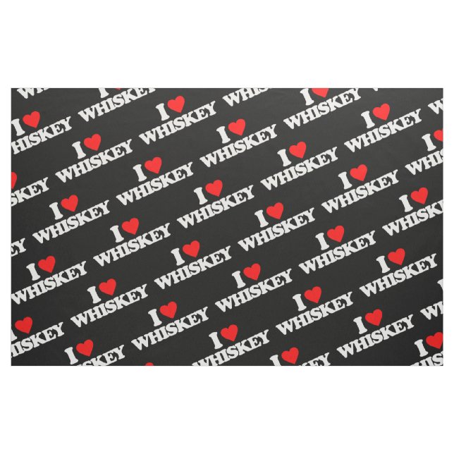 I LIEBE-WHISKY STOFF (Fat Quarter (45,7 x 55,9 cm))