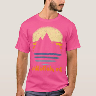 I Liebe Whitefish Montana Rocky Mountains Wandern  T-Shirt