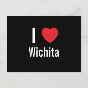 I Liebe Wichita Postkarte