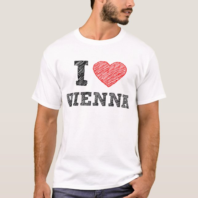 I Liebe Wien T-Shirt (Vorderseite)