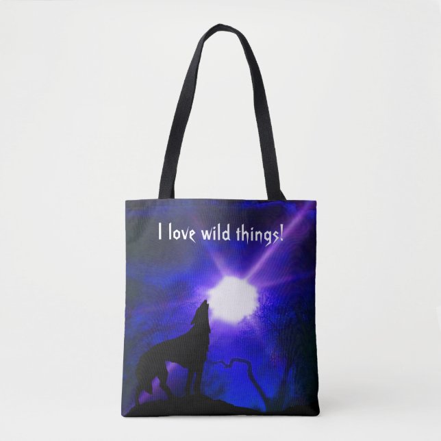 "I Liebe Wild Things" Tasche (Vorderseite)