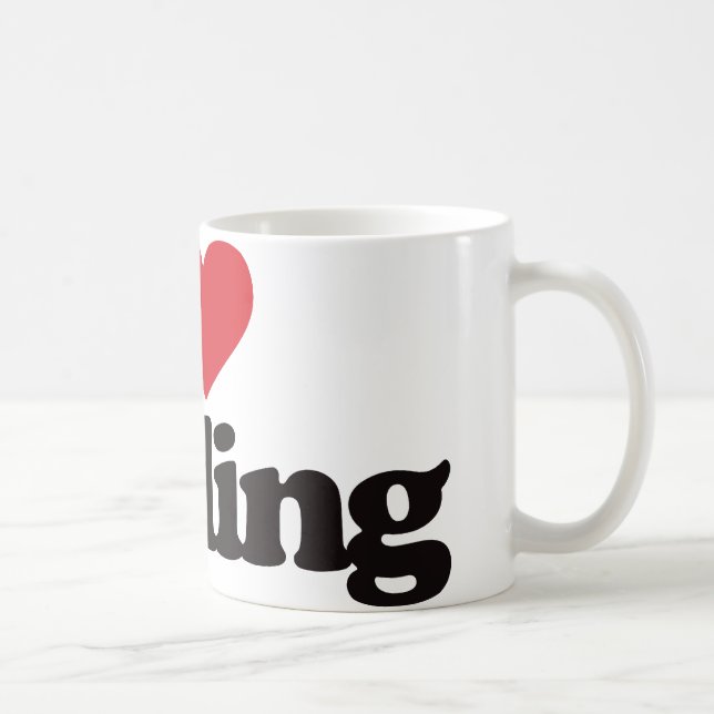 I Liebe-Winden Kaffeetasse (Rechts)