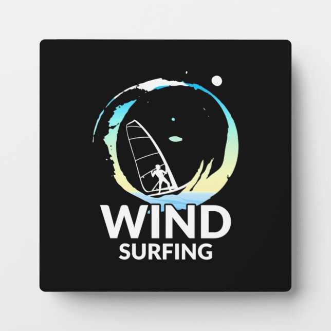 I Liebe Windsurfen Fotoplatte (Vorderseite)