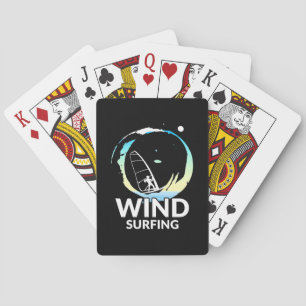 I Liebe Windsurfen Spielkarten