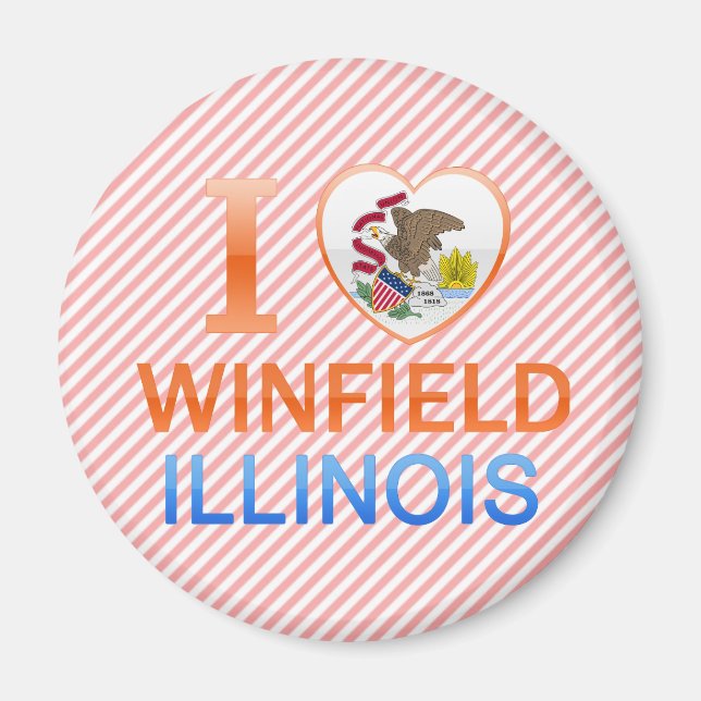 I Liebe Winfield, IL Magnet (Vorne)