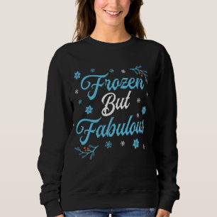 I Liebe Wintersaison kaltes Klima Eisschneeflocke Sweatshirt