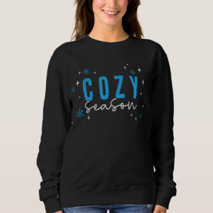 I Liebe Wintersaison kaltes Klima Eisschneeflocke Sweatshirt