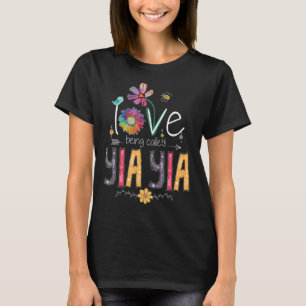 I Liebe wird YIA YIA Mimi Oma Mütter D T-Shirt