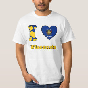 I Liebe Wisconsin T-Shirt