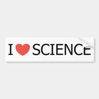 I LIEBE-WISSENSCHAFT AUTOAUFKLEBER