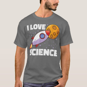 I Liebe Wissenschaft für Astronauten T-Shirt