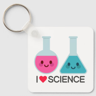 I LIEBE WISSENSCHAFT SCHLÜSSELANHÄNGER