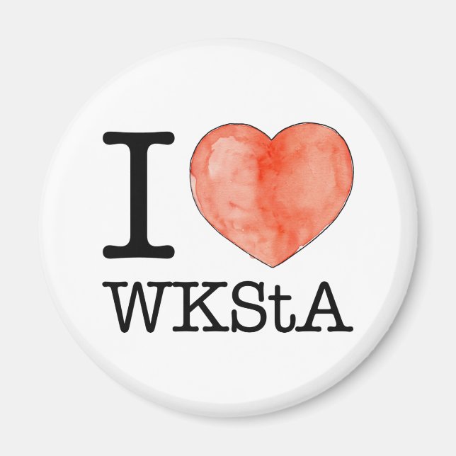 i Liebe WKStA Magnet (Vorne)
