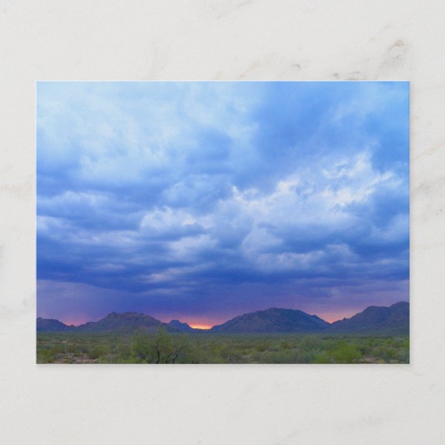 I Liebe Wolken:) Postkarte (Vorderseite)