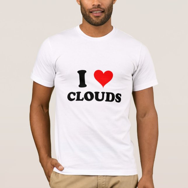 I Liebe-Wolken T-Shirt (Vorderseite)
