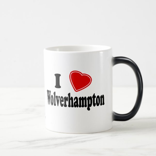 I Liebe Wolverhampton Verwandlungstasse (Rechts)
