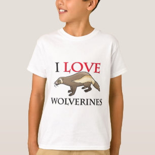 I Liebe Wolverines T-Shirt