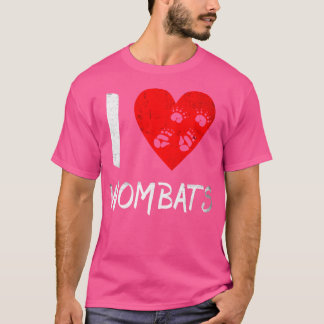 I Liebe Wombats Australian Wombat T-Shirt