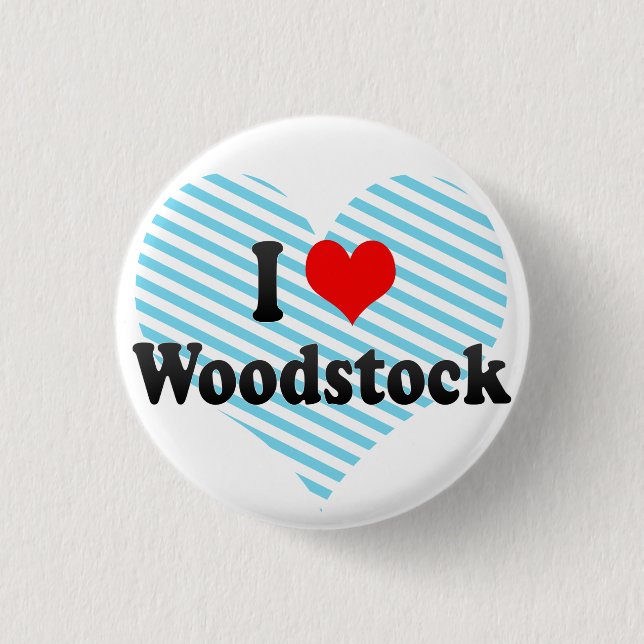 I Liebe Woodstock, Kanada Button (Vorderseite)