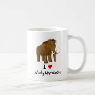 "I Liebe Wooly Mammoths" Wolle Mammoth Tasse