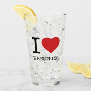 I LIEBE WRESTLING GLAS