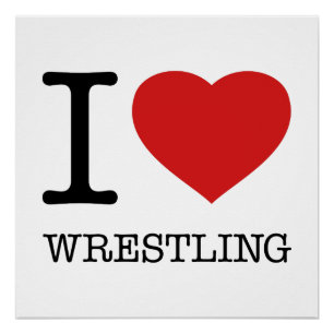 I LIEBE WRESTLING POSTER
