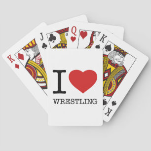I LIEBE WRESTLING SPIELKARTEN