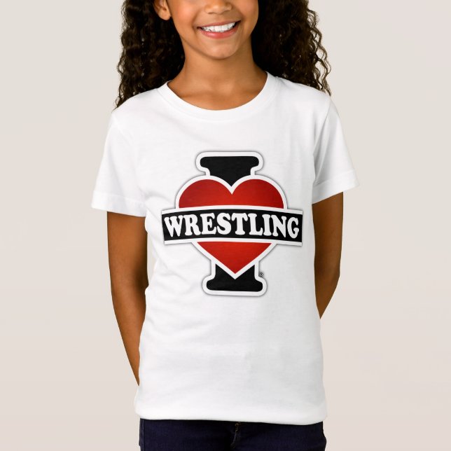 I Liebe-Wrestling T-Shirt (Vorderseite)